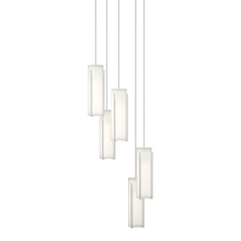 Hubbardton Forge 131124-SKT-LONG-02-GG0065 - Exos Glass 5-Light Pendant