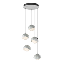 Hubbardton Forge 131125-SKT-STND-02-82-GG0711 - Brooklyn 5-Light Double Shade Pendant