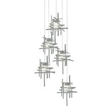 Hubbardton Forge 131126-SKT-LONG-82-II0728 - Tura 5-Light Seeded Glass Pendant