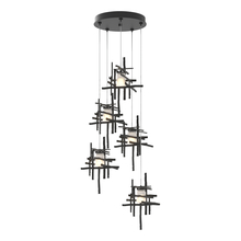 Hubbardton Forge 131128-SKT-STND-10-YC0305 - Tura 5-Light Frosted Glass Pendant