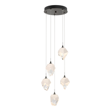 Hubbardton Forge 131137-SKT-STND-14-WP0754 - Chrysalis 5-Light Small Crystal Pendant