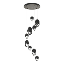 Hubbardton Forge 131142-SKT-STND-07-BP0756 - Chrysalis 9-Light Mixed Crystal Pendant