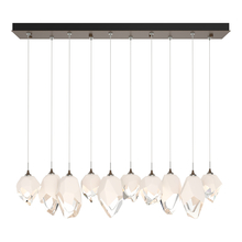 Hubbardton Forge 131145-SKT-STND-05-WP0756 - Chrysalis 10-Light Mixed Crystal Pendant