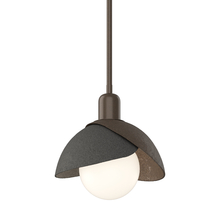 Hubbardton Forge 181183-SKT-MULT-05-20 - Brooklyn Double Shade Mini Pendant