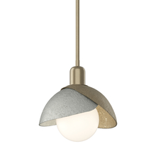 Hubbardton Forge 181183-SKT-MULT-84-85 - Brooklyn Double Shade Mini Pendant