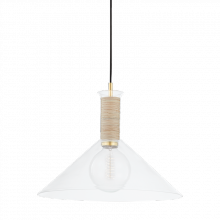 Mitzi by Hudson Valley Lighting H622701L-AGB - Besa Pendant