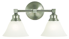 Framburg 2422 PN/WH - 2-Light Polished Nickel Taylor Sconce