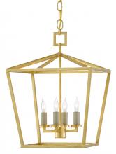 Currey 9000-0458 - Denison Small Gold Lantern