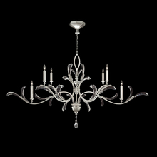 Fine Art Handcrafted Lighting 700840-SF4 - Beveled Arcs 74"W Oblong Chandelier