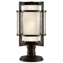 Fine Art Handcrafted Lighting 817583ST - Singapore Moderne Outdoor 24"H Outdoor Adjustable Pier/Post Mount